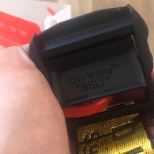 Off white industrial belt authentic